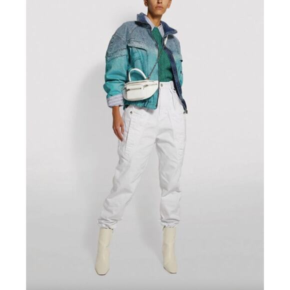 Isabel Marant White Kerris Trousers - Picture 2 of 14